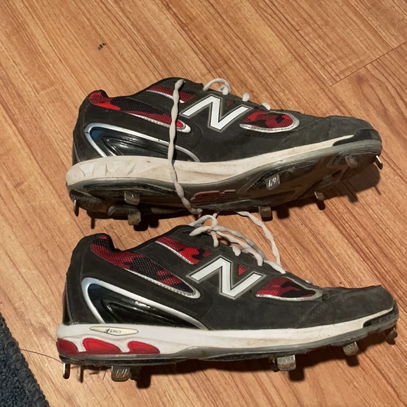 New Balance Metal Baseball Cleats - Dustin Pedroia